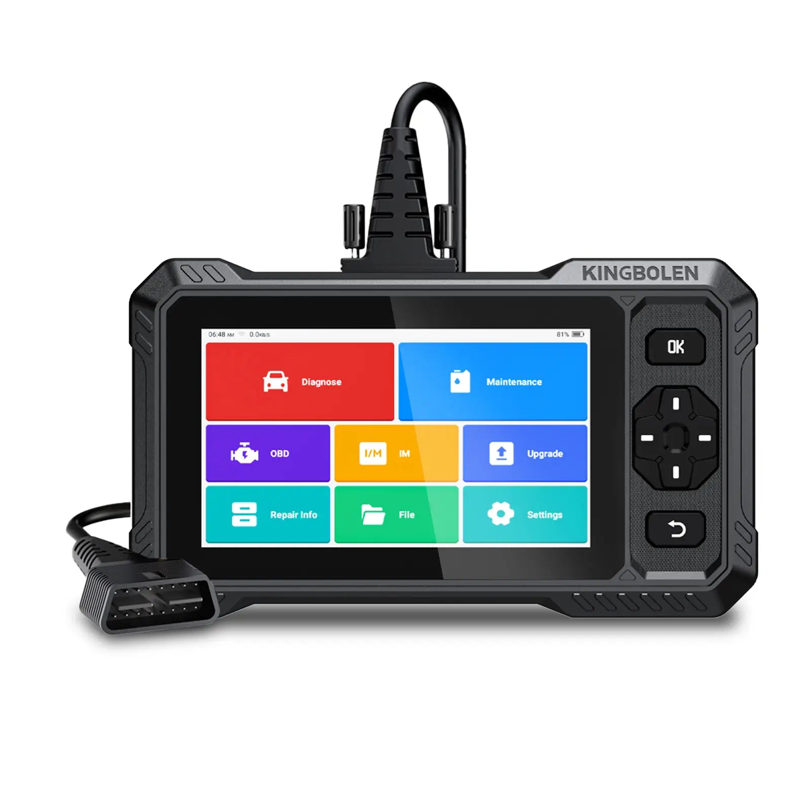 KINGBOLEN S6 Elite car diagnostic scanner physical product display handheld OBD2 scan tool